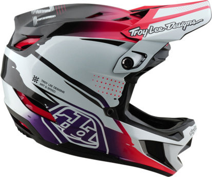 Troy Lee Designs Casque D4 Carbon MIPS - drip white/55 - 56 cm