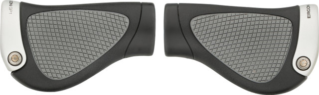 Ergon GP1 Gripshift Lenkergriffe für Drehgriffschalter beidseitig - schwarz-silber/S