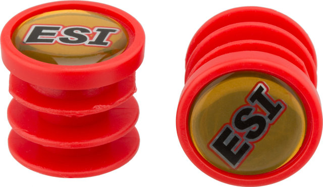 ESI Embouts de Guidon Bar Plugs - red