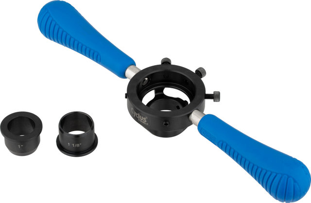 Cyclus Tools Gabelrohrschneidkluppe - blau-silber