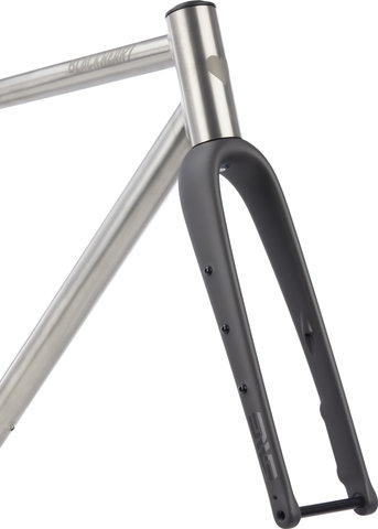 Blackheart Kit de cuadro Gravel Ti - titanium brushed/1 1/8"/M/55 /28"