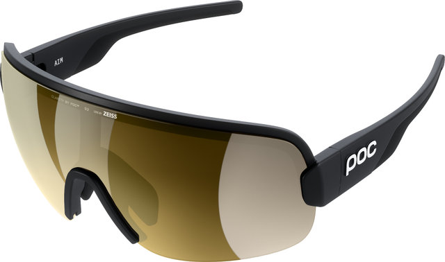 POC Gafas Aim - uranium black | clarity road-partly sunny gold