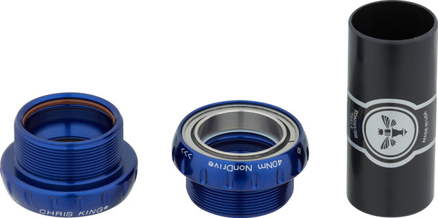 Chris King ThreadFit 24 Bottom Bracket - navy/BSA