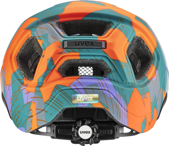 uvex Casco react jr. - papaya camo matt | 52 - 56 cm