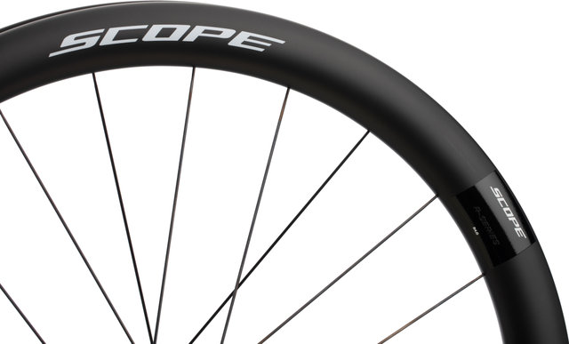 Scope Cycling Juego de ruedas R4.G Disc Center-Lock 28'' - white | 142 mm | 100 mm | Shimano carretera | 28"