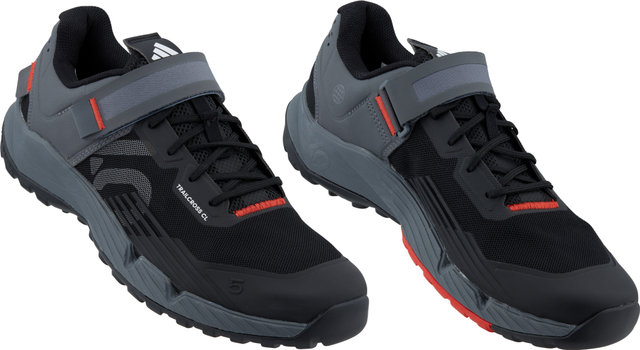 Five Ten Trailcross Clip-In MTB Shoes - 2023 Model - core black-grey three-red/42