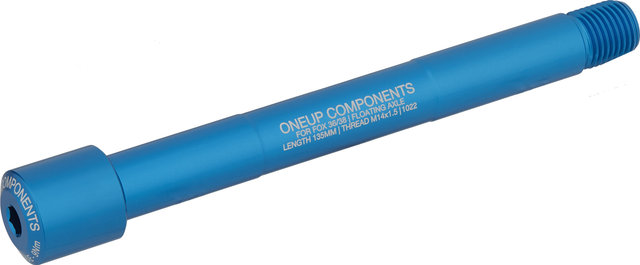 OneUp Components Fox Floating Steckachse VR 15 x 110 mm Boost - blue