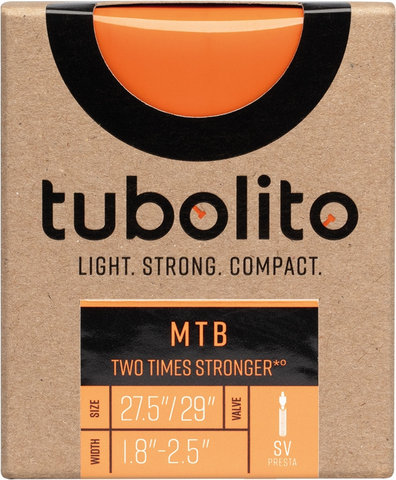 tubolito Cámara Tubo-MTB TPU 27,5" / 29" - naranja | Válvula Presta (SV) | 47-584 a 62-622 | 42 mm