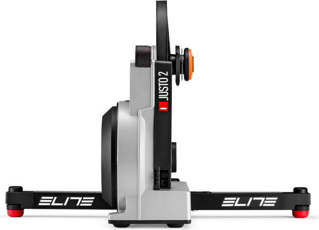Elite Justo 2 Roller Trainer with Zwift Cog - black-silver