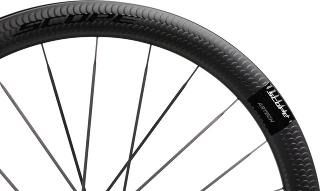 Scope Cycling Juego de ruedas Artech 4 Disc Center-Lock 28'' - black | 142 mm | 100 mm | 28" | Shimano carretera