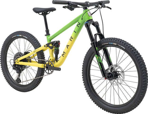 Marin Bikes Bicicleta Rift Zone Jr. 24 para niños - green-yellow fade | 152 mm | 24" | 42 mm