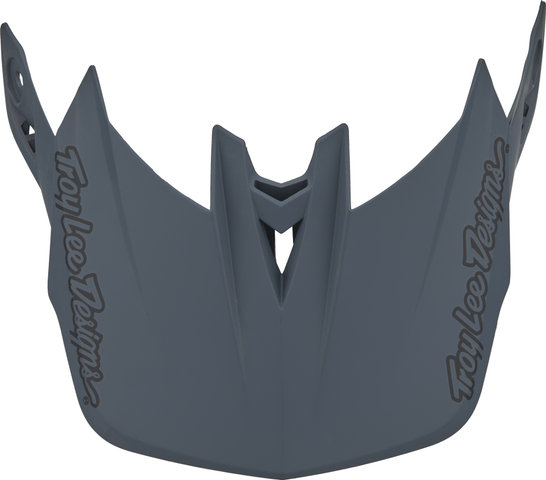 Troy Lee Designs Spare Visor for D4 Composite MIPS Helmets - stealth gray/universal