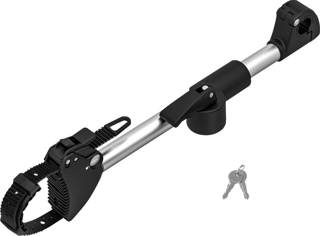 Eufab Strap adjustable frame holder - black-silver