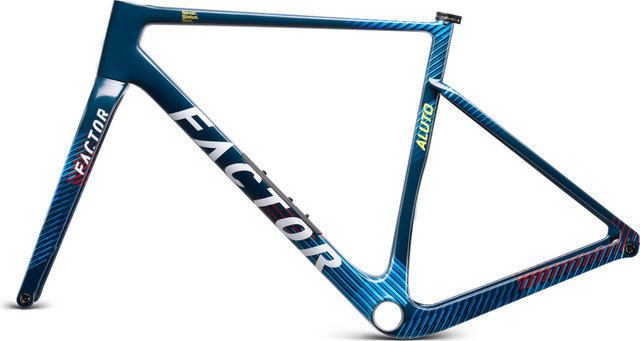 Factor ALUTO Carbon Gravel Kit de cuadro - raptor blue/M/28"/50 mm