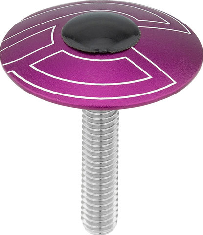 Cinelli Capuchon de Direction Top Cap - purple