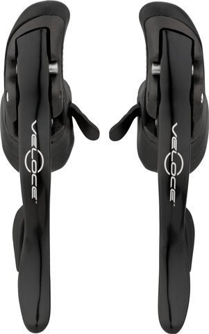 Campagnolo Veloce front+rear Set Power Shift Ergopower 2x10-Speed Shift/Brake Lev - deep black