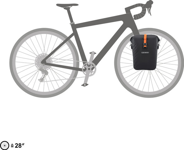 ORTLIEB Sacoche de Vélo Gravel-Pack - black mat | 14500 