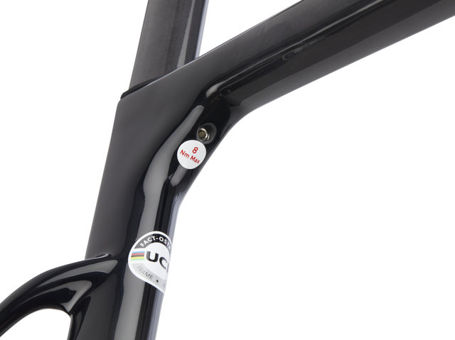 Factor Kit de Cadre en Carbone OSTRO V.A.M. Disc T47a Shimano Modèle 2023 - chrome | 58 cm, 130 mm x 42 cm, SB 25 mm