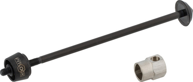 Pitlock Set de bloqueadores 04 rueda delantera - negro/130 mm