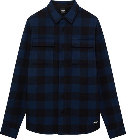 Oakley Bear Cozy Flannel Shirt - abyss pitch black check | XL