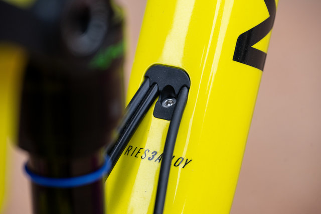 Marin Bikes Bicicleta Rift Zone Jr. 24 para niños - green-yellow fade | 152 mm | 24" | 42 mm