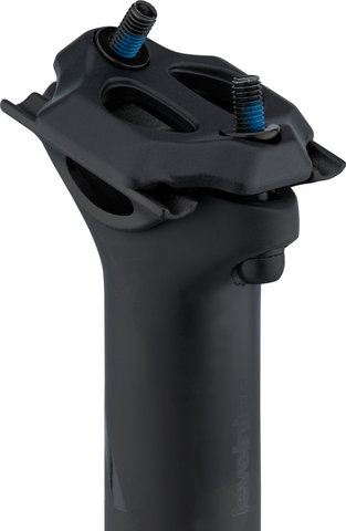 LEVELNINE Universal 400 mm Carbon Sattelstütze - black stealth/31,6 mm/400 mm/0 mm