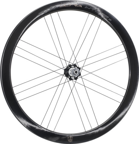 Campagnolo Set de Roues en Carbone Bora Ultra WTO 45 Disc Center Lock 28" - black | Non Boost | Non Boost | 142 mm | 100 mm | 28" | Campagnolo N3W | 100 mm | Campagnolo N3W | 100 mm | 142 mm