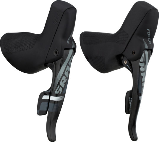 SRAM Set frenos disco hidr. Force 22 d+t c. man. cambios/frenos DoubleTap® - ice grey anodized | Set