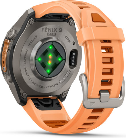 Garmin fēnix 9 Pro – inReach AMOLED Titanium 43 mm Multisport Smartwatch - 