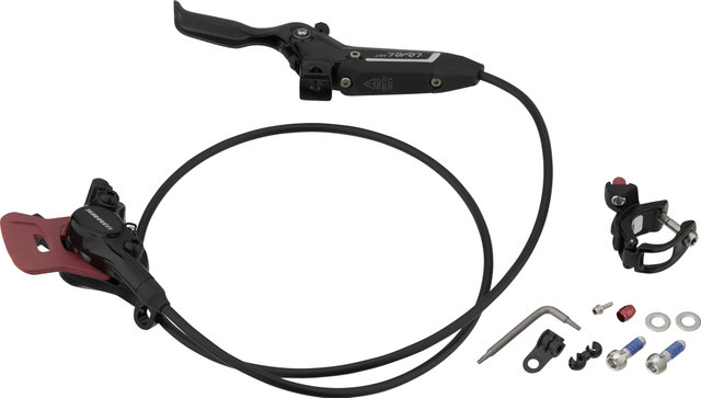 SRAM Frein à Disque Level Ultimate Stealth 2-Piston Carbon - gloss black anodized/Roue avant/Flip-Flop (non spécifique au côté)