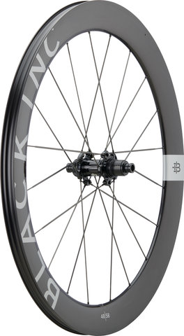 Black Inc 48|58 Disc Center Lock Carbon 28" Laufradsatz - silver label/28"/Non Boost/Non Boost/100 mm/142 mm/SRAM XDR/142 mm/100 mm/SRAM XDR/100 mm