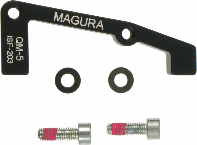 Magura Adaptateur de Frein à Disque pour Disque de 203 mm - noir/avant IS sur PM