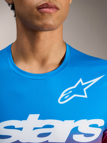 alpinestars A-Dura Astars 2.0 S/S Jersey - red-bright blue | S