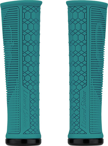 Lizard Skins Gradient Lock-On Lenkergriffe - teal/136 mm