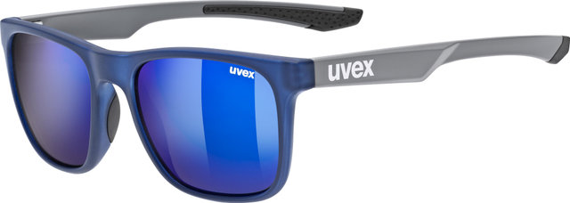 uvex Lunettes de Sport LGL 42 - blue-grey mat/mirror blue