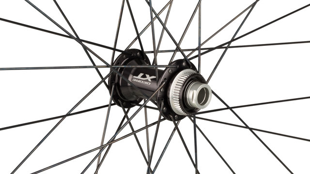 bc basic Set de Roues Mountain XT Disc Center Lock 29" - noir | Set de 29" (avant 15x100 + arrière 10x135) Shimano