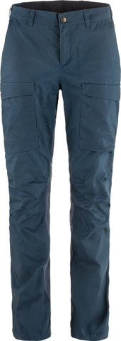 Fjällräven Pantalon femme Abisko Hybrid Trail - navy | XXS