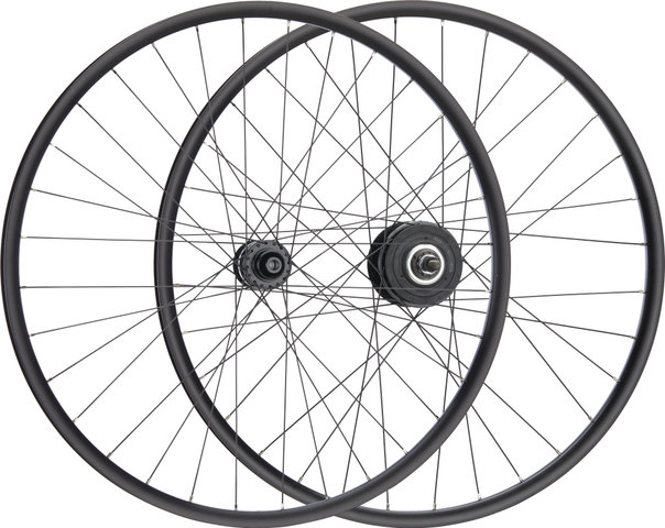 bc basic Alfine Disc Center Lock P-22 28" 8-speed Wheelset - black | 28" Set (Front 12x100 Dynamo + Rear 10x135)