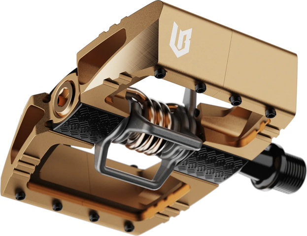 crankbrothers Pedales automáticos Mallet DH Loic Bruni Signature Edition - bronce | 100 mm | 78 mm