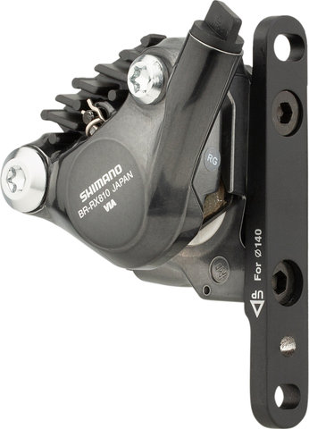 Shimano GRX Bremssattel BR-RX810 mit Resinbelag - anthrazit/Vorderrad/ohne