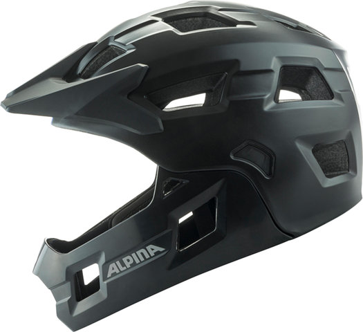 Alpina Rupi Fullface Kinderhelm - black matt | 50 - 55 cm