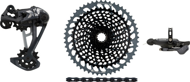 SRAM X01 Eagle 1x12-speed Upgrade Kit with Cassette - black - XX1 black/SRAM XD/14 teeth/SRAM XD/10-52/none/none/without