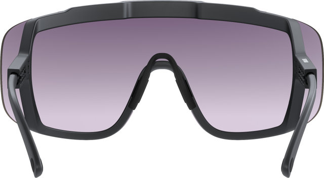 POC Devour sports glasses with replacement lens - uranium black | clarity road-sunny silver