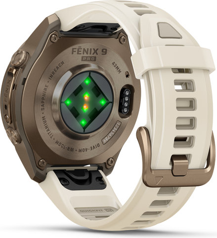 Garmin fēnix 9 Pro – inReach AMOLED Titanium 43 mm Multisport Smartwatch - 