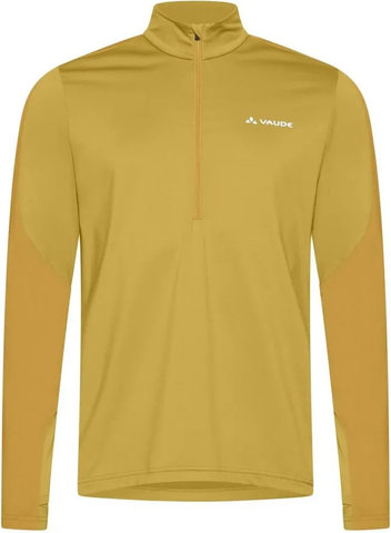 VAUDE Suéter de fleece para hombres Mens Livigno Halfzip II - hay/S