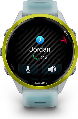 Garmin Forerunner 570 47 mm Smartwatch - steinweiß-amp yellow-steinweiß-türkis