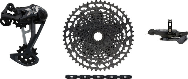 SRAM X01 Eagle 1x12-speed E-Bike Upgrade Kit with Cassette for Shimano - black - XX1 black/Shimano MTB/14 teeth/Shimano MTB/none/11-50/none/without