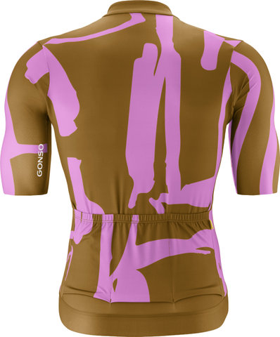 GONSO Road Print S/S Trikot - baked pretzel wisteria bl | M