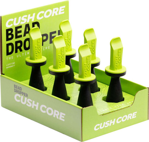 CushCore Palancas de neumático Bead Dropper 6 pcs - verde-negro