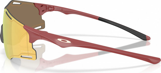 Oakley Cybr Zero Sportbrille - matte iron red | prizm 24k